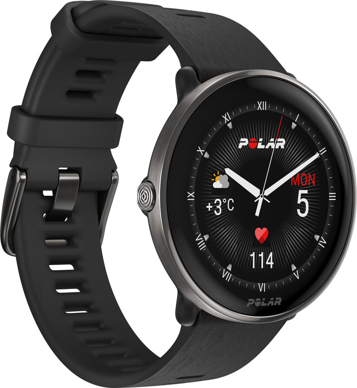 Polar Ignite 3 Titanium/Zwart linkerkant