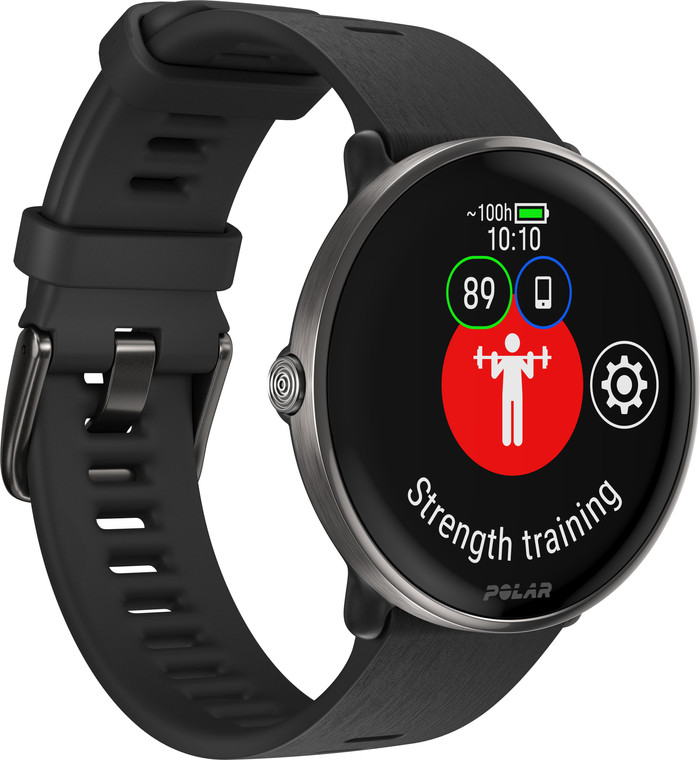 Polar Ignite 3 Titanium/Zwart linkerkant