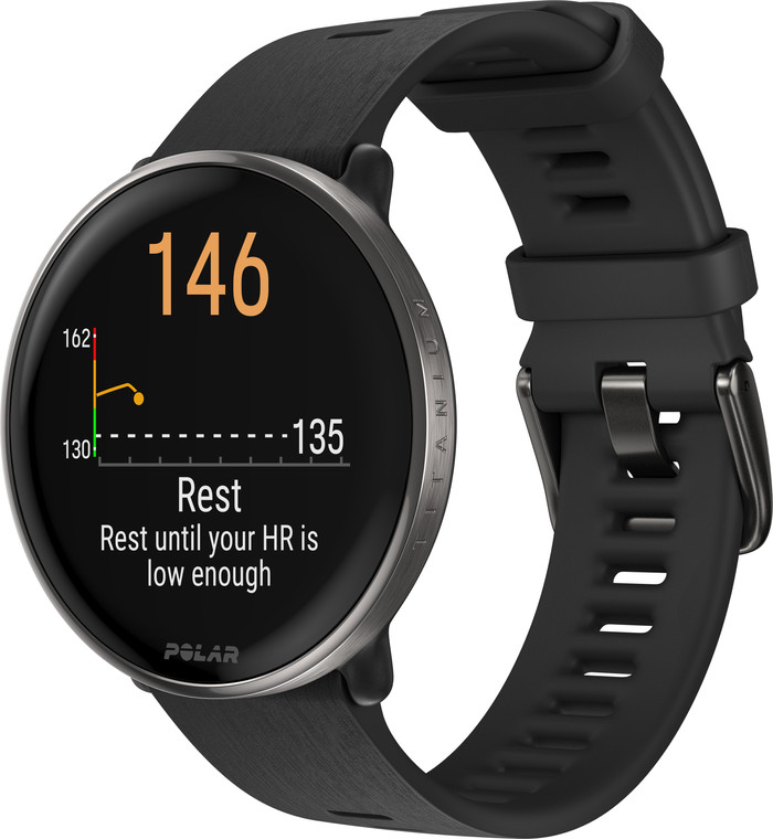 Polar Ignite 3 Titanium/Zwart rechterkant