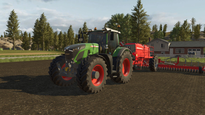 Farming Simulator 26 Nintendo Switch Edition product in gebruik