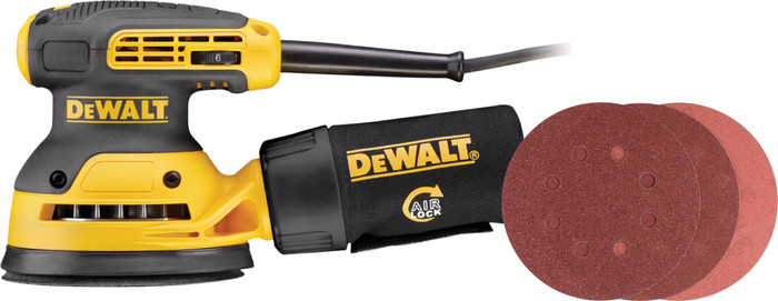 DeWalt DWE6423-QS + Bosch Disque Abrasif 125 mm K80, K120, K240 (25x) Main Image