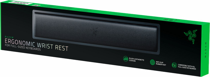 Razer Leatherette polssteun voor Fullsize Gaming Toetsenborden verpakking