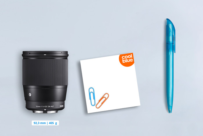 Sigma 16mm f/1.4 DC DN Contemporary Canon EF-M visual Coolblue 2