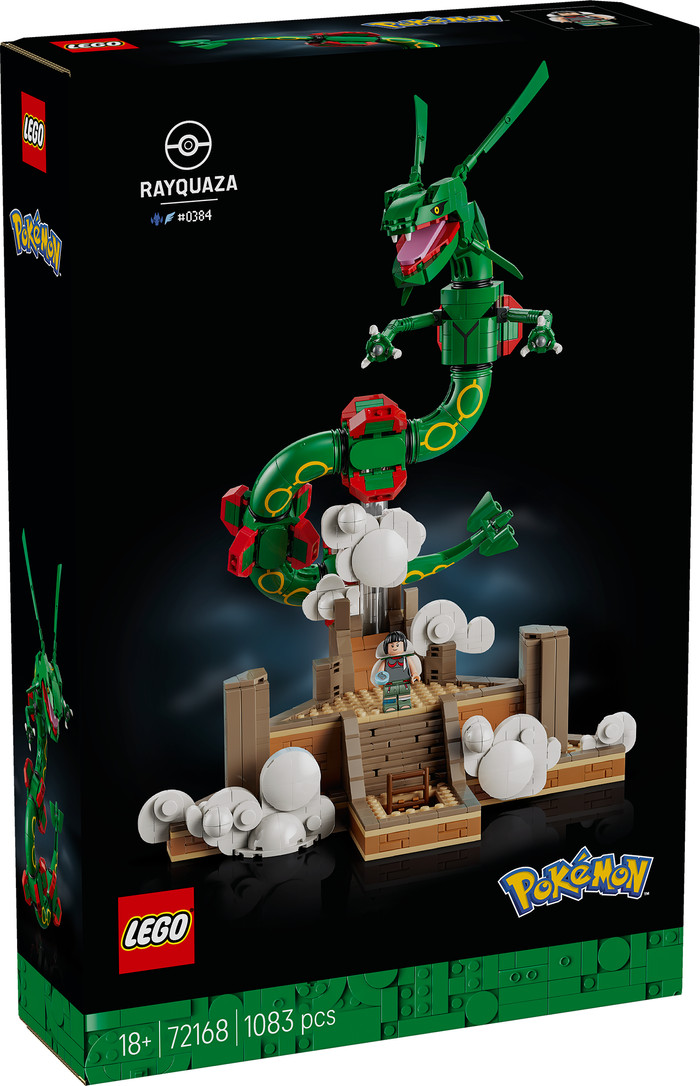 LEGO Pokémon Rayquaza 72168 verpakking