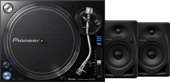 Pioneer PLX-1000 + Pioneer DJ DM-50D-BT Zwart Main Image