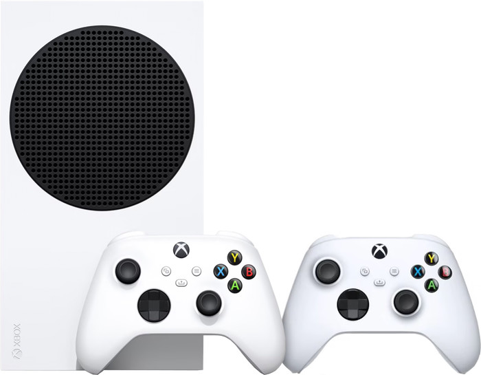 Xbox Series S + Xbox Series X & S Manette Sans Fil Robot Blanc Main Image