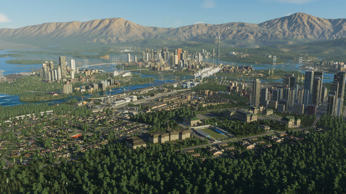 Cities Skylines 2 - Day One Edition PS5 product in use