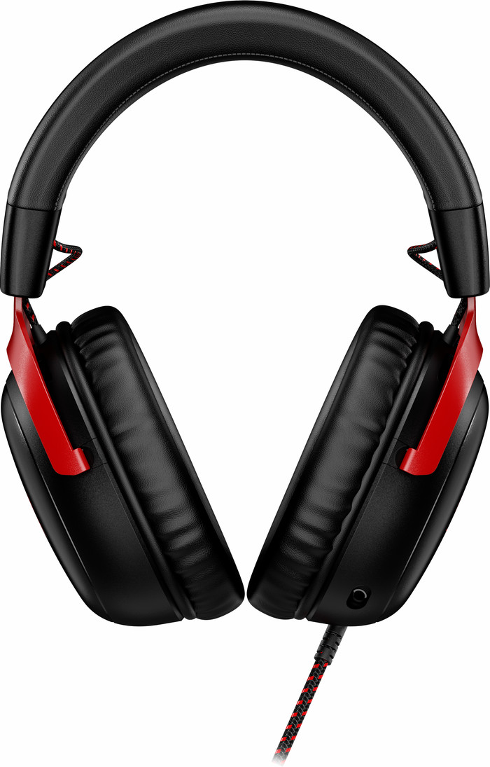 HyperX Cloud III Wired Gaming Headset - Black/Red (PC, PS5, Xbox Series X/S) null