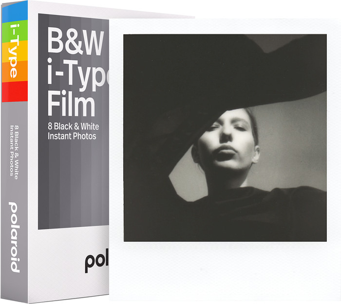 Polaroid B&W Instant Photo Paper i-Type Film (24 sheets) product in use