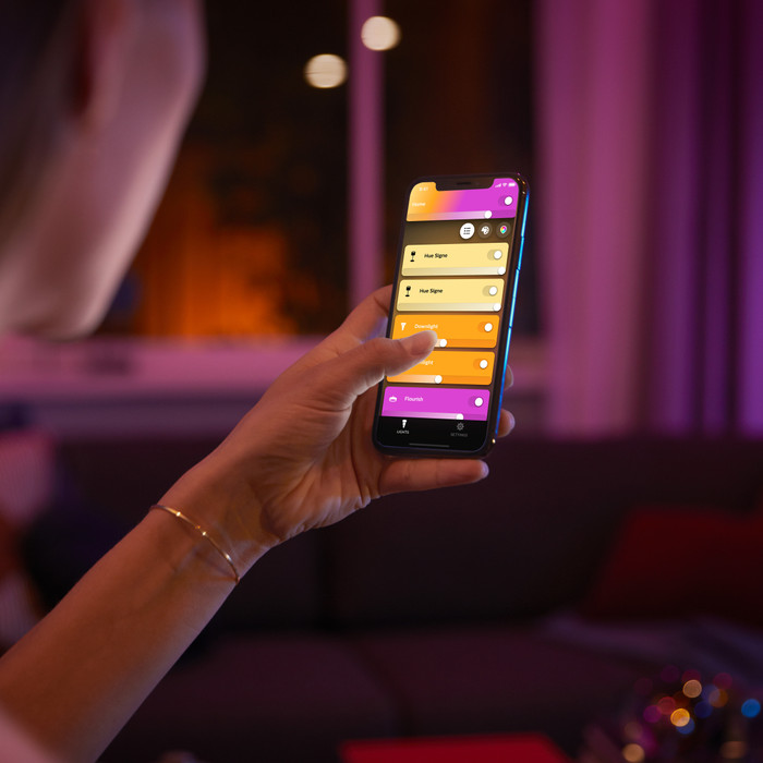 Philips Hue Luster Spherical Light White and Color E14 2-pack visual supplier