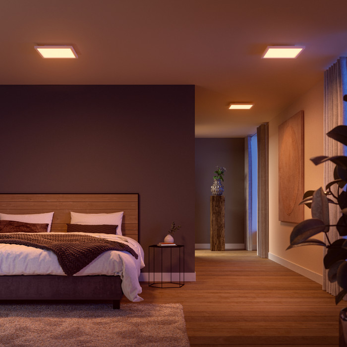 Philips Hue Surimu Panneau Lumineux Carré White and Color Blanc null