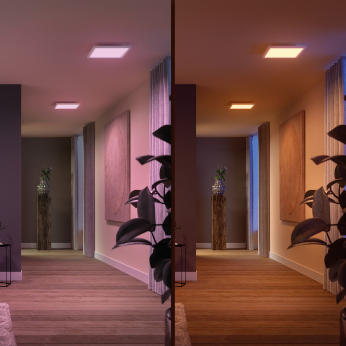 Philips Hue Surimu Panneau Lumineux Carré White and Color Blanc null