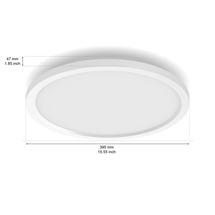 Philips Hue Surimu paneellamp White and Color rond wit null