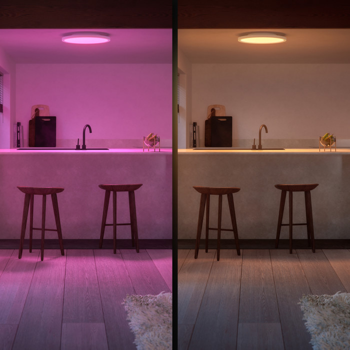 Philips Hue Surimu paneellamp White and Color rond wit null