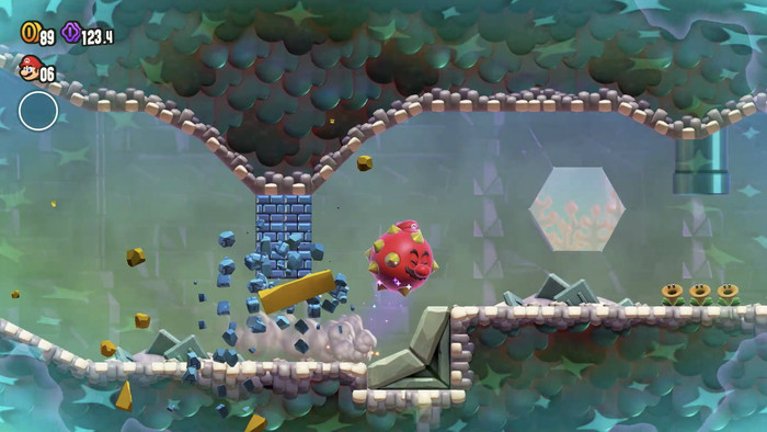 Super Mario Bros. Wonder Nintendo Switch product in use