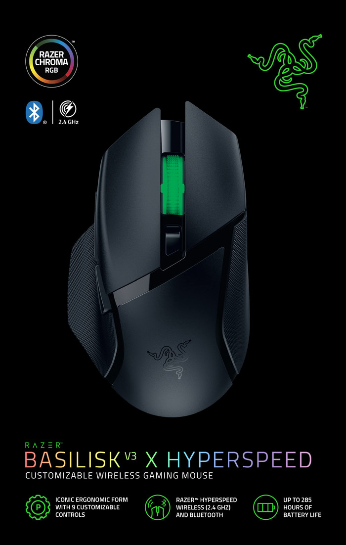 Razer Basilisk V3 X Hyperspeed Gaming Muis null