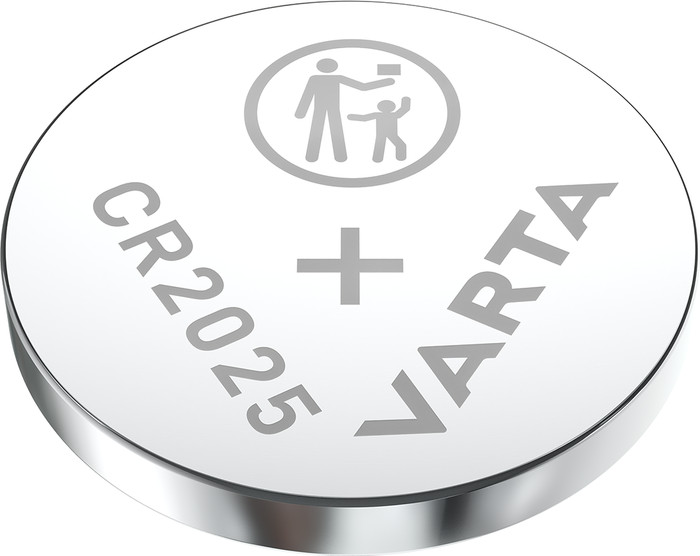 Varta Lithium Coin CR2025 BLI 5 Pièces avant