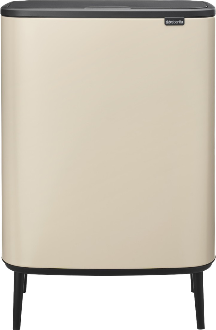 Brabantia Bo Touch Bin Hi Poubelle 2 x 30 Litres Soft Beige Main Image