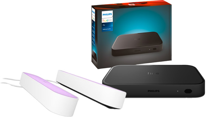 Philips Hue Play Lichtbalk White & Color Wit Duo Pack + HDMI Sync Box 8K Main Image