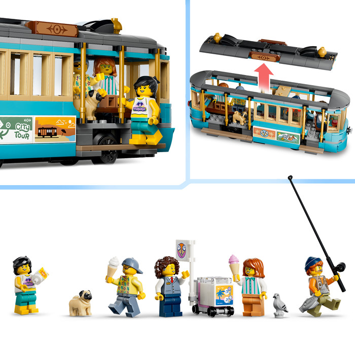 LEGO City - Le Tramway de Bord de Mer 60506 détail