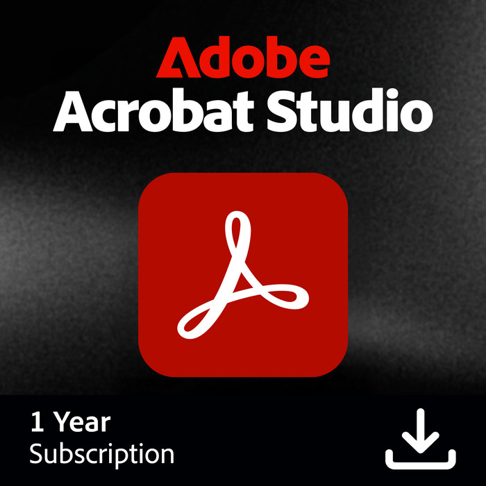 Adobe Acrobat Studio 1 Jaar - Digitaal Main Image