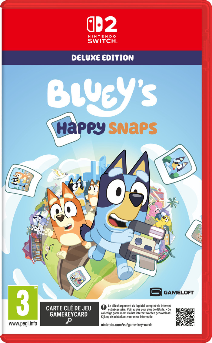 Bluey's Happy Snaps Day One Deluxe Edition Nintendo Switch 2 Main Image
