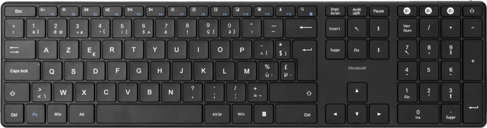 BlueBuilt Wireless Bluetooth Keyboard Pro AZERTY BE Main Image