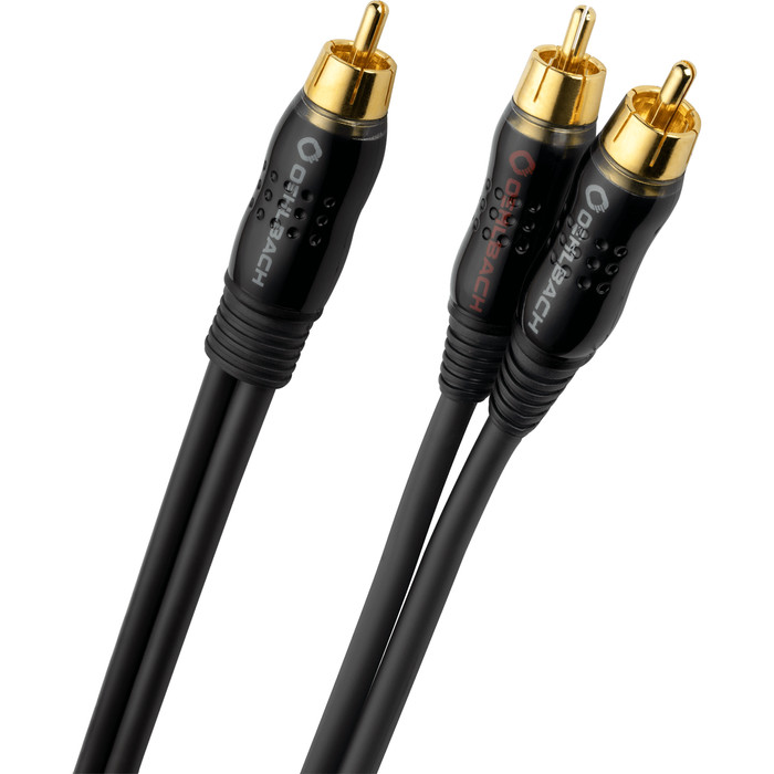 Oehlbach BOOOM! RCA vers 2 x RCA 2 mètres Anthracite null