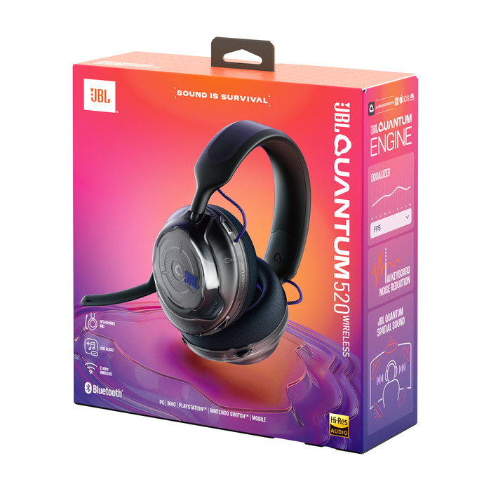 JBL Quantum 520 Zwart verpakking
