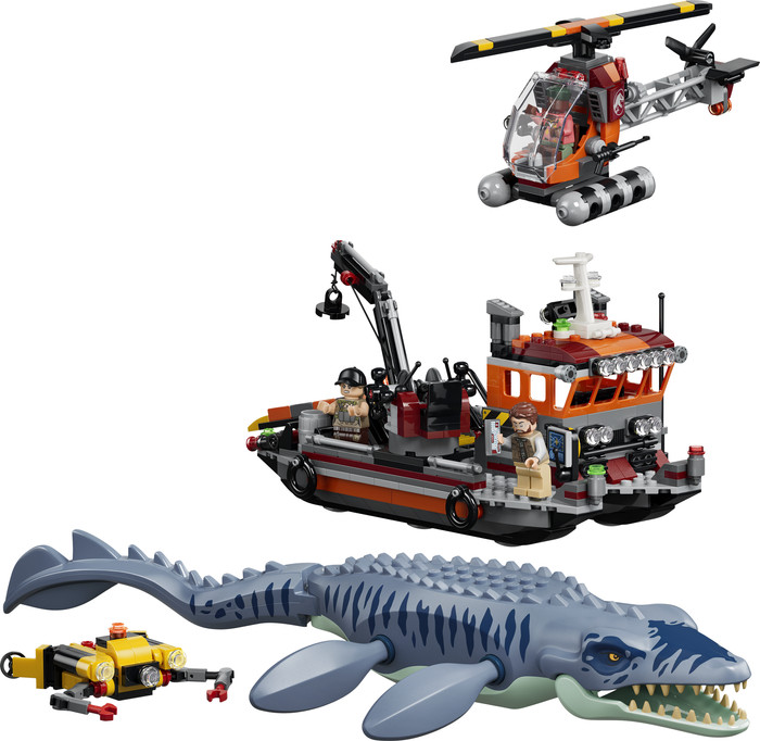 LEGO Jurassic World - L'Attaque du Bateau par Le Mosasaure 77983 Main Image