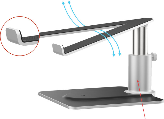 Twelve South HiRise Pro MacBook Stand with MagSafe null