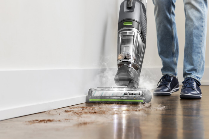 Bissell CrossWave Hydrosteam PET Pro produit à l'usage