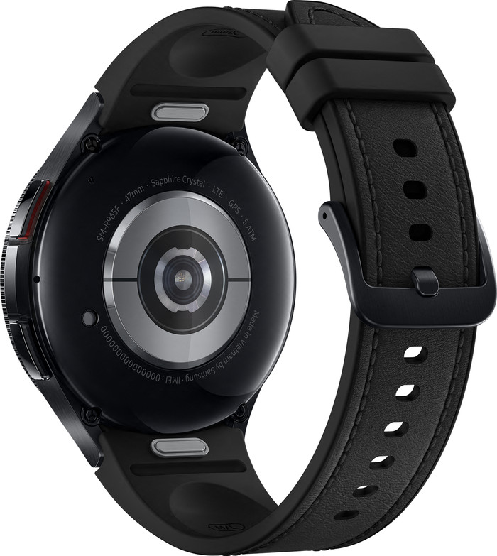 Samsung Galaxy Watch 6 Classic Noir 47 mm arrière