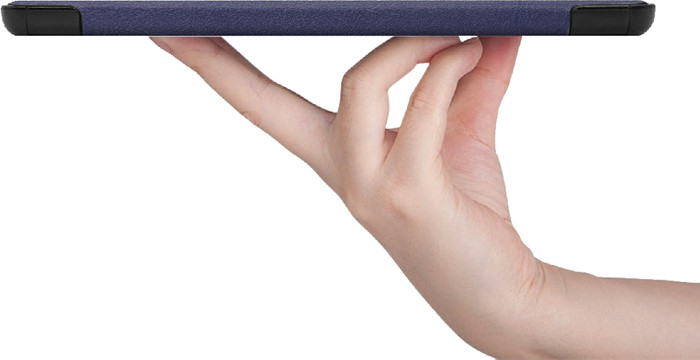 Just in Case Smart Tri-Fold Samsung Galaxy Tab S9/S9 FE/S10 FE/S10 Lite Book Case Bleu côté gauche