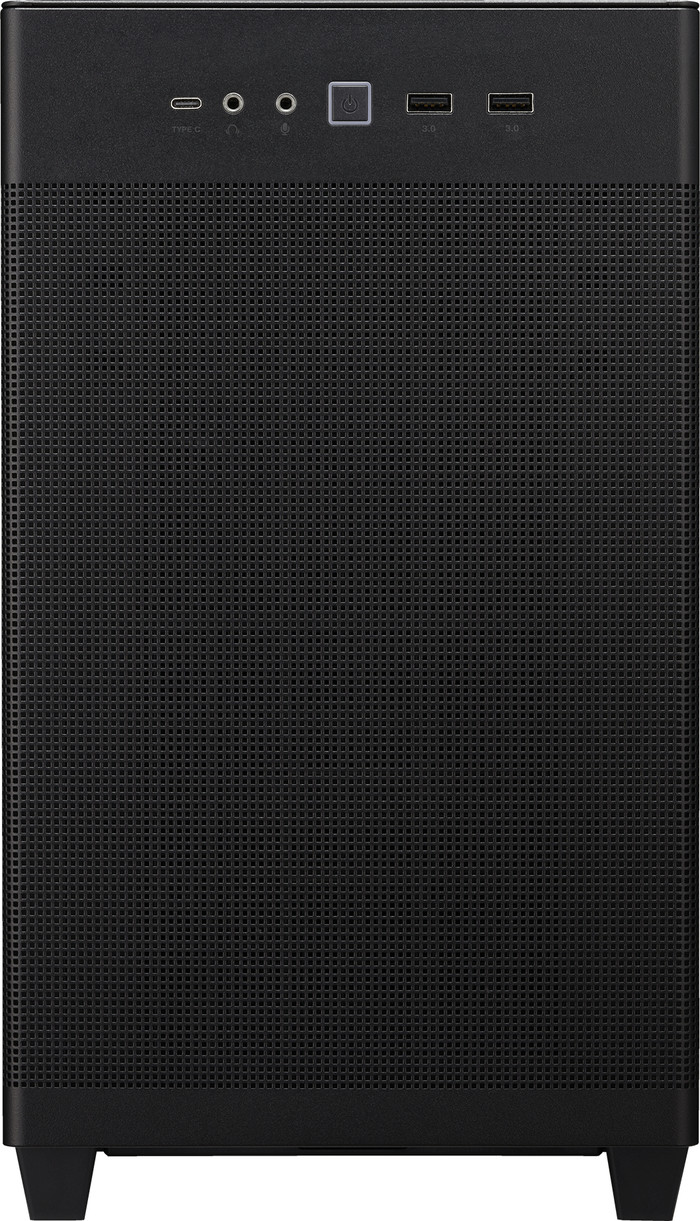 ASUS PRIME AP201 MESH Zwart voorkant