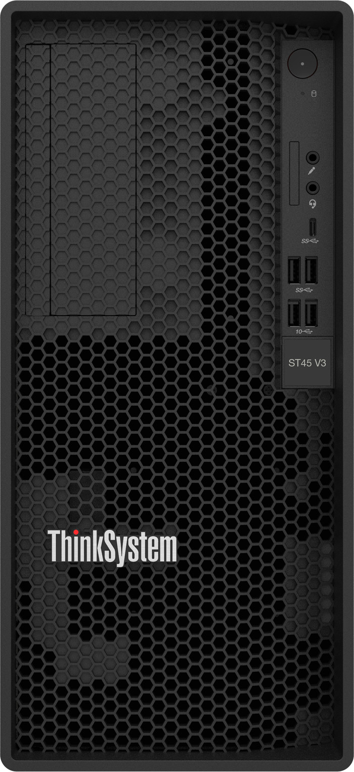 Lenovo ThinkSystem ST45 V3 Tower Server - 7DH5A02JEA voorkant