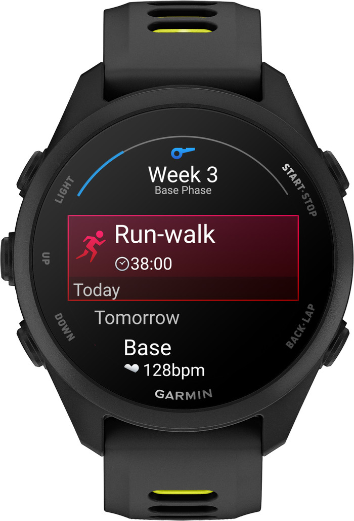 Garmin Forerunner 170 43 mm Zwart voorkant