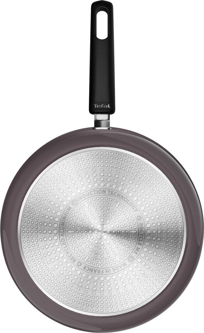 Tefal Ceramic Control Grey Koekenpan 24 cm onderkant