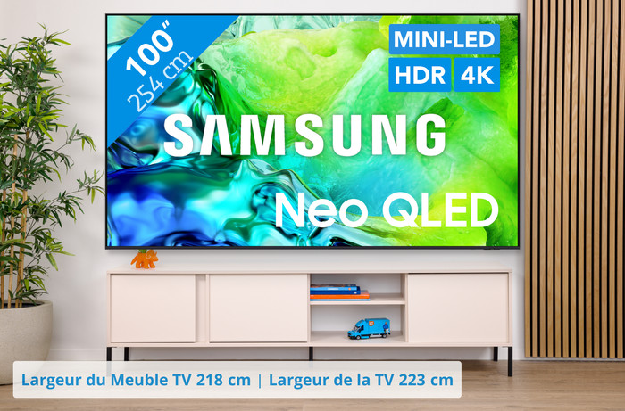 Samsung 100" Neo QLED 4K QN80F (2025) visuel Coolblue 1