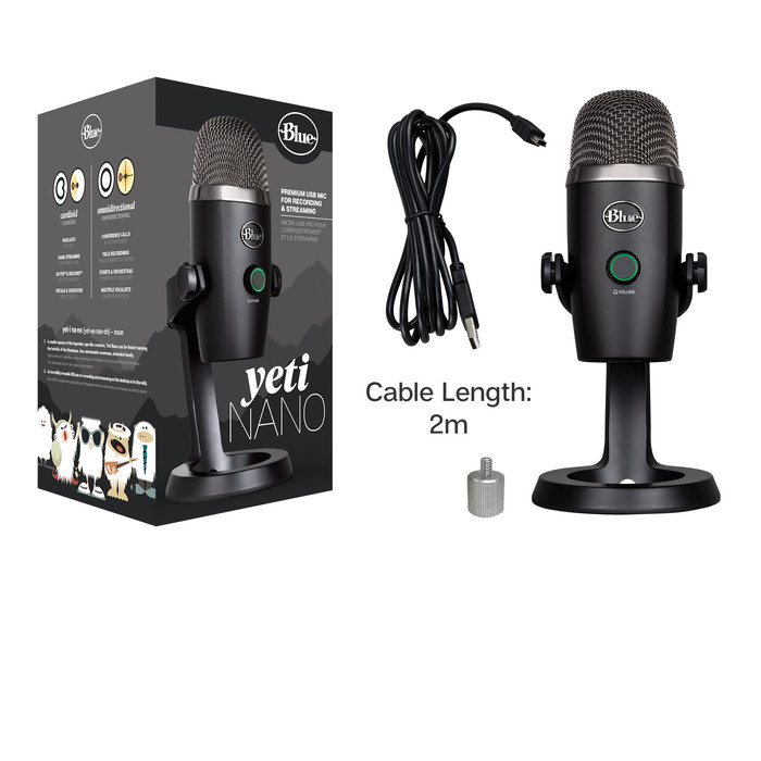 Blue Yeti Nano Noir null