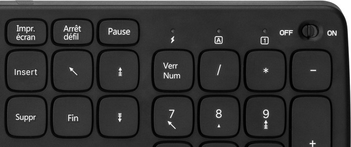 BlueBuilt Sans Fil USB Clavier AZERTY + BlueBuilt Nexum Souris Sans Fil détail