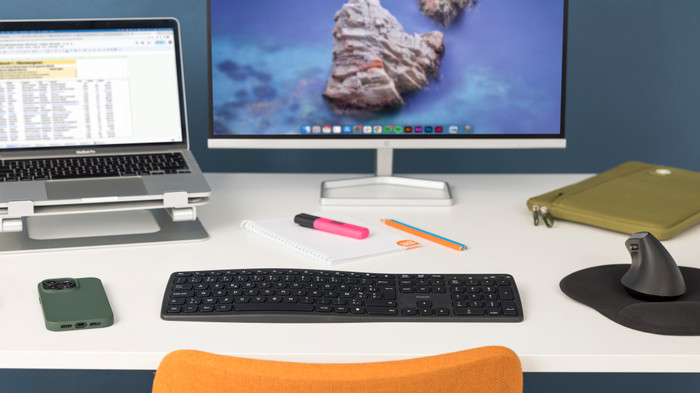 BlueBuilt Sans Fil USB Clavier AZERTY + BlueBuilt Nexum Souris Sans Fil produit à l'usage