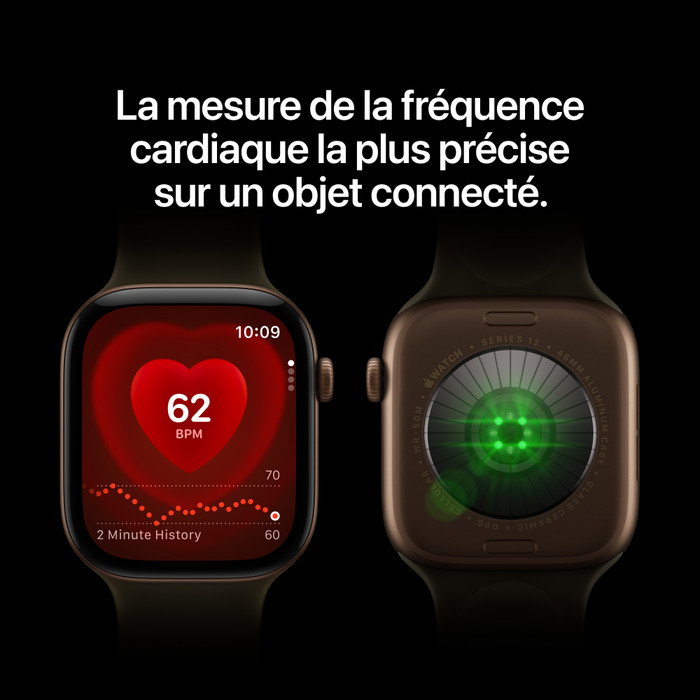 Apple Watch Series 12 Cellular 42mm Titane Naturel Bracelet Sport S/M visuel fournisseur