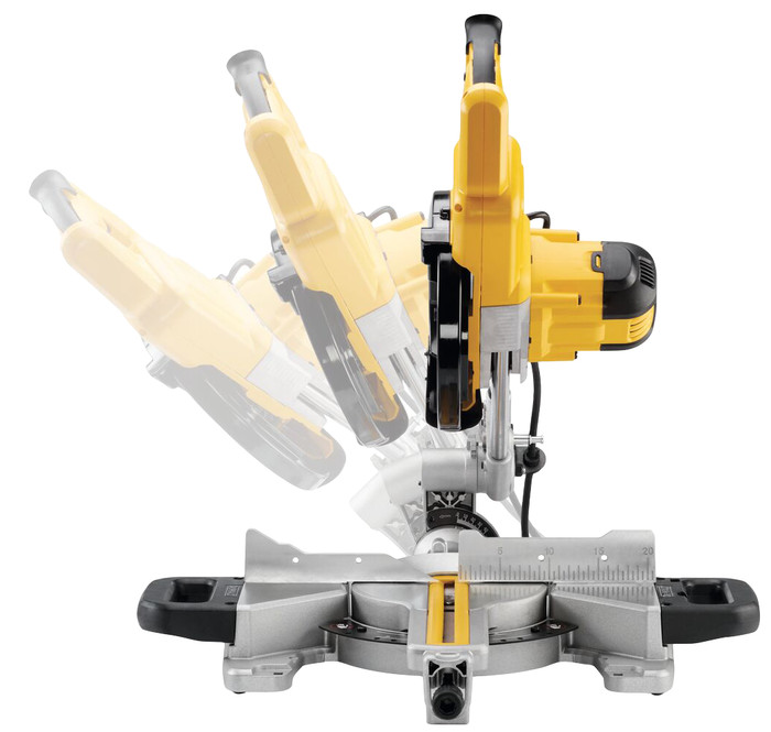 DeWalt DWS773-QS + onderstel null