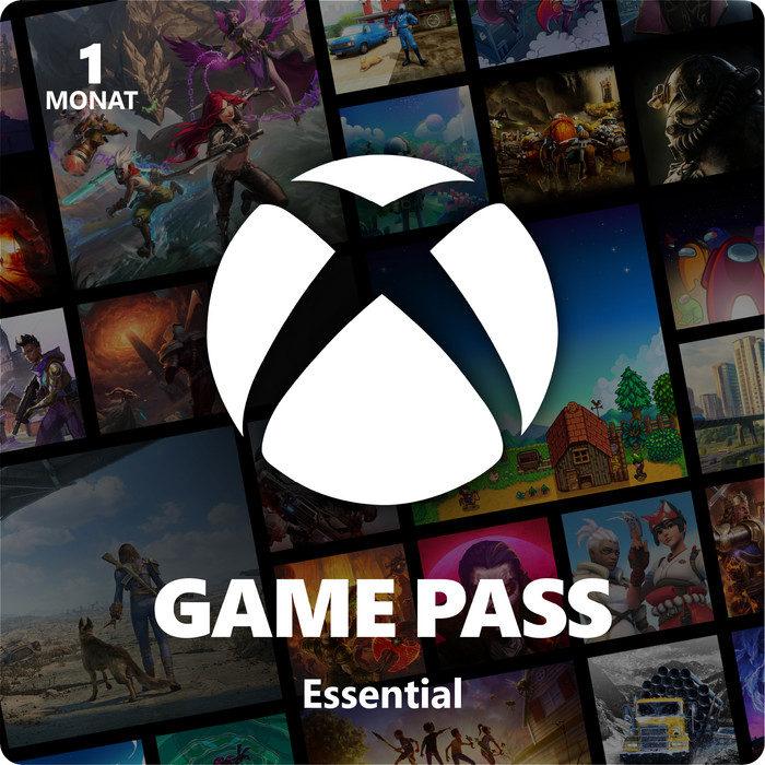 Xbox Game Pass Essential 1 maand - Digitaal voorkant