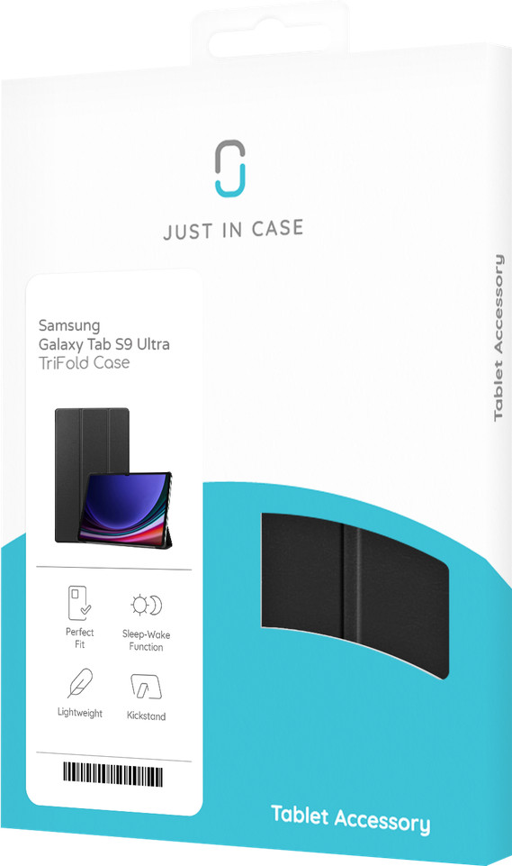 Just in Case Smart Tri-Fold Samsung Galaxy Tab S10 Ultra / S9 Ultra  Book Case Noir null