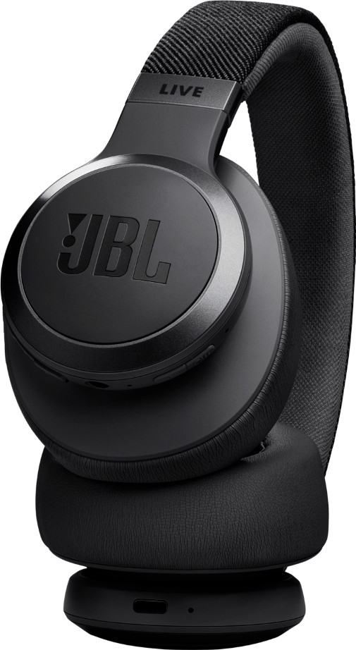 JBL Live 770NC Noir + BlueBuilt Chargeur Quick Charge avec Port USB côté droit