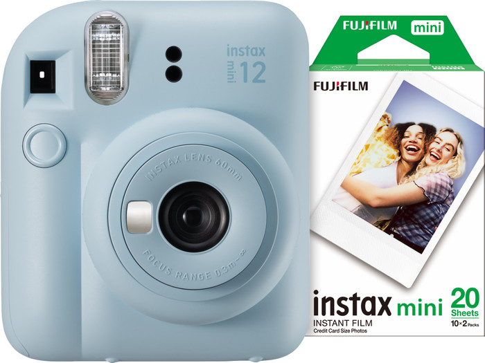 Fujifilm Instax Mini 12 Pastel Blue + Papier Photo (20 pièces) Main Image