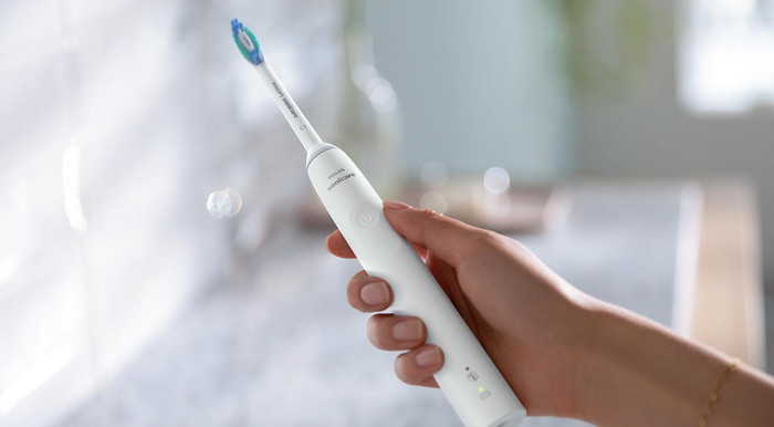 Philips Sonicare 4100 HX3681/33 Blanc produit à l'usage