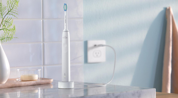 Philips Sonicare 4100 HX3681/33 Blanc produit à l'usage